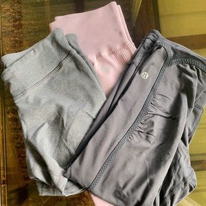 Work out bundle two shorts one pair of leggings